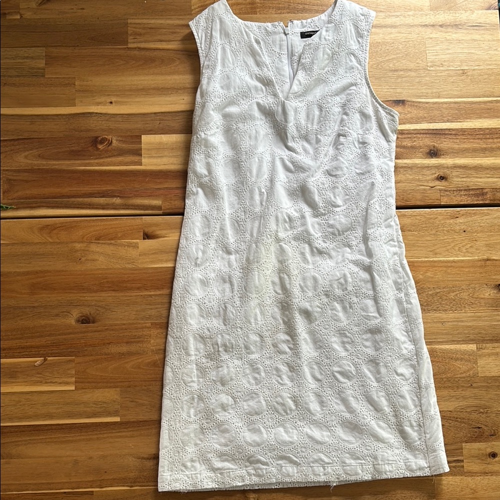 Banana Republic White Sleeveless Dress - Picture 3 of 9